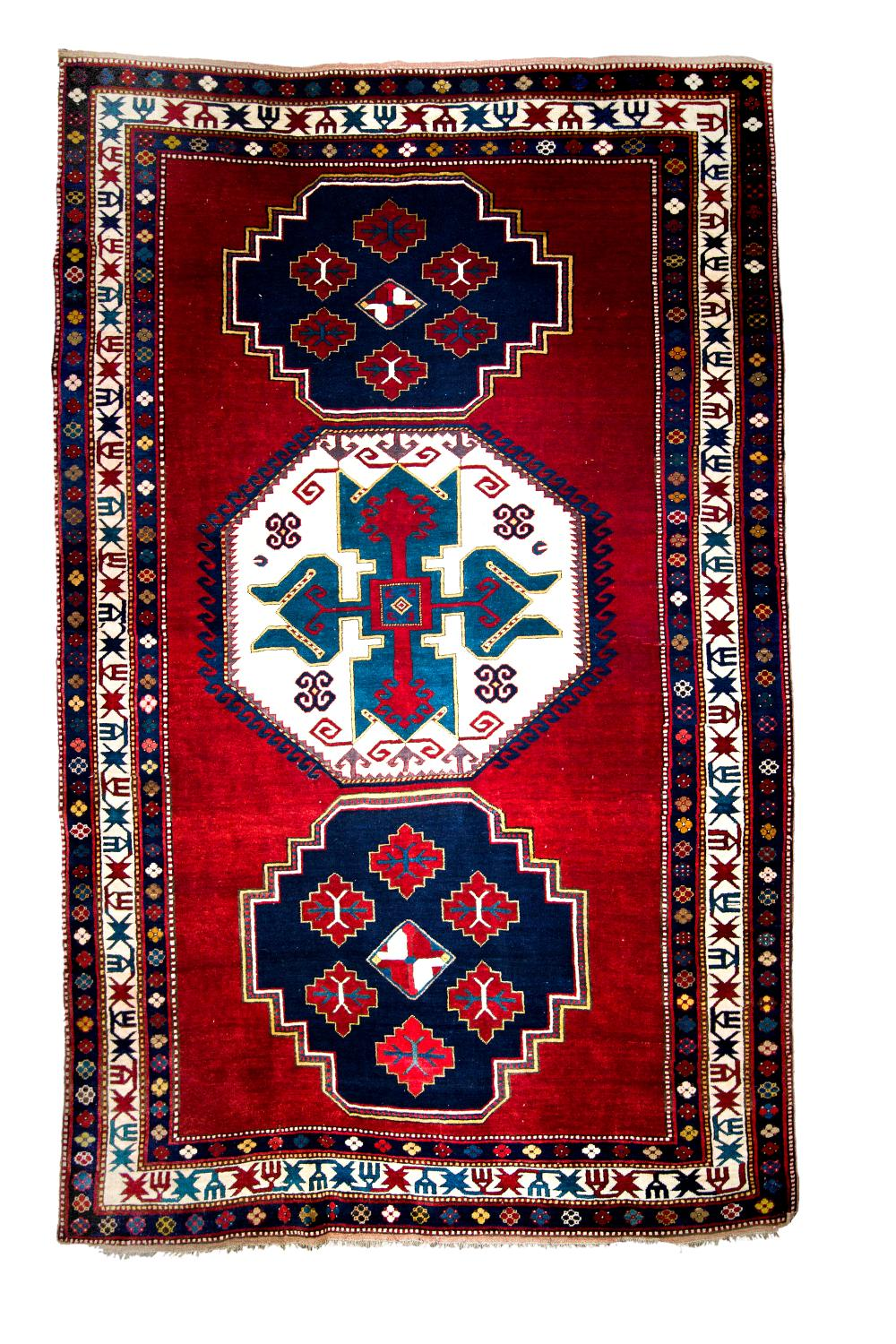 Borçalı xalçası<br> © Azərbaycan Xalça Muzeyi, DDK-7718, XX əsrin əvvəli
