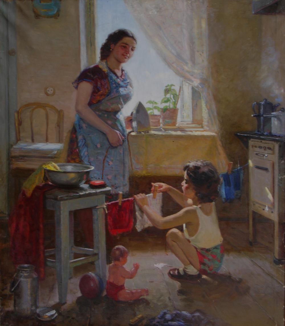 Balaca köməkçi<br> © Cahangir Rüstəmov, 1955