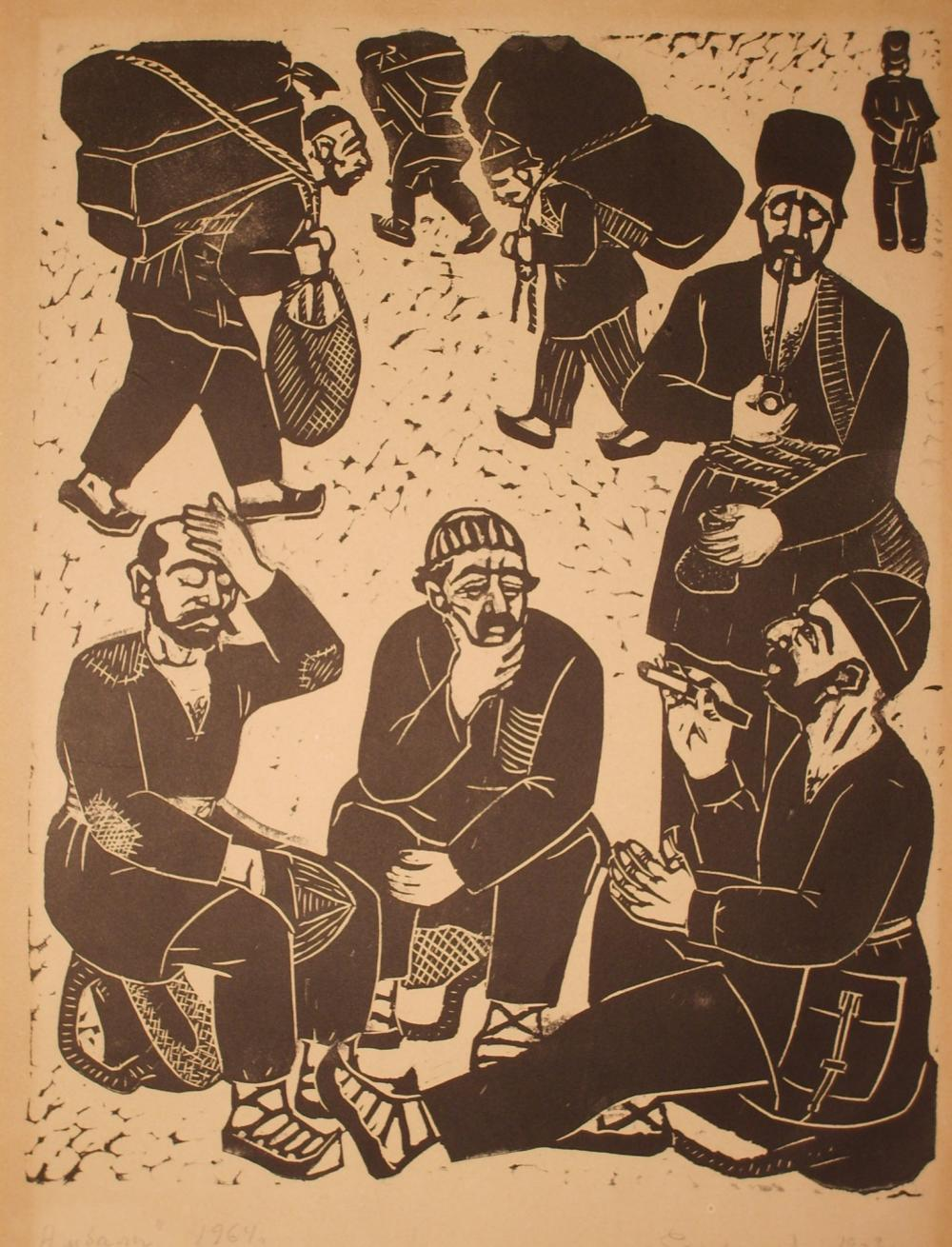 Hamballar<br> © Ələkbər Rzaquliyev/Milli İncəsənət Muzeyi, 1964