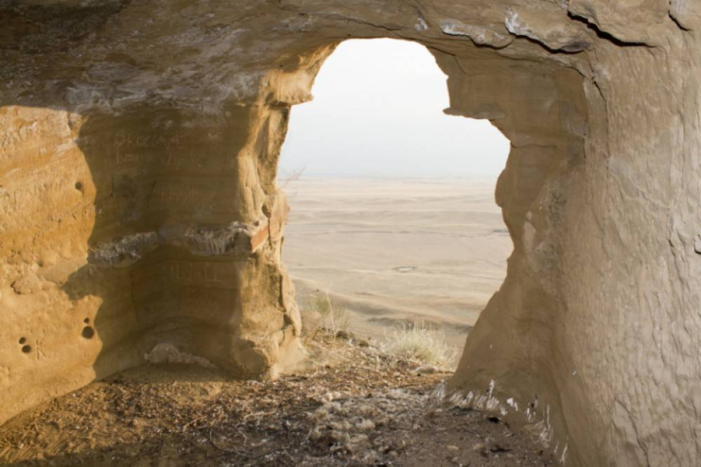 Mağaranın içəridən görüntüsü<br> © Azərbaycan Dövlət İnformasiya Agentliyi (AZƏRTAC), 2014