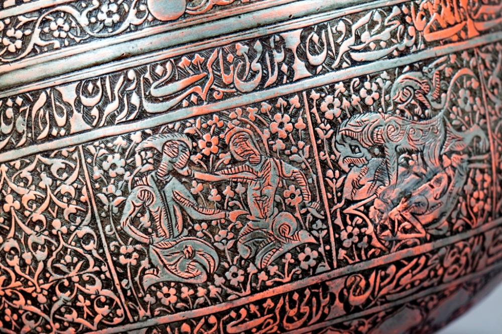 Qab üzərində heyvan ornamentləri<br> © Milli Azərbaycan Tarixi Muzeyi