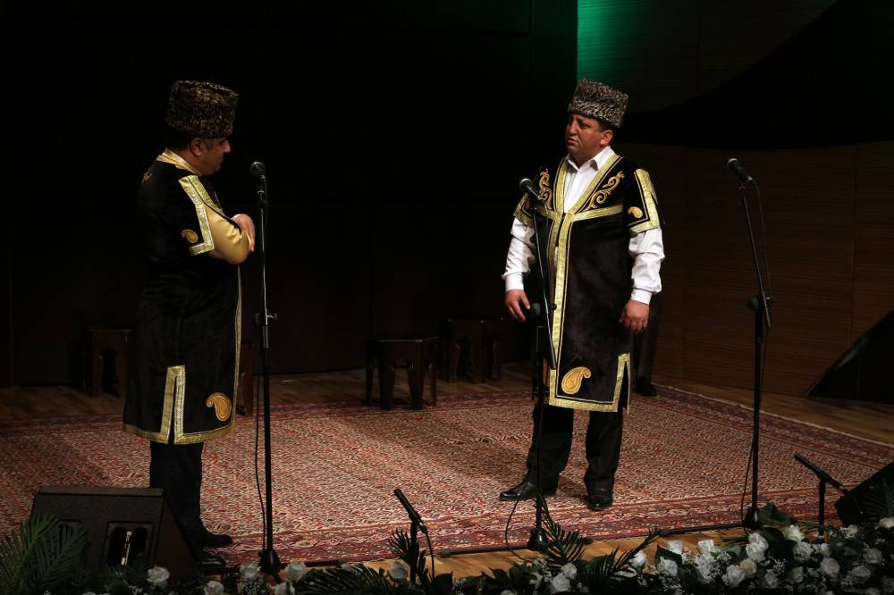 "Aşıq musiqisi axşamları" tədbirindən çəkilmiş şəkil<br> © Azərbaycan Dövlət İnformasiya Agentliyi, 2018