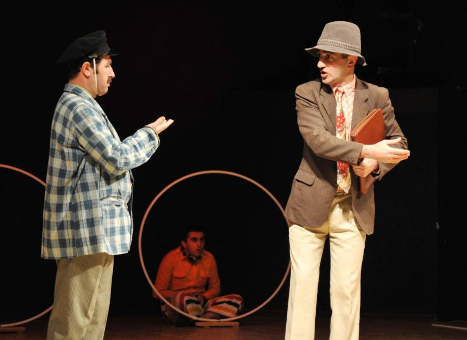 İrəvan Dövlət Dram Teatrının ifasında "Qaravəlli" tamaşası<br> © Azərbaycan Dövlət İnformasiya Agentliyi (AZƏRTAC), 2014